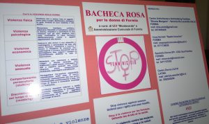 formia bacheca rosa