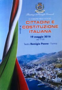 FORMIA Cittadini e costituzione italiana