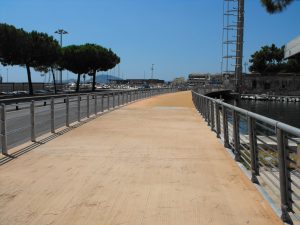 FORMIA ponte pedonale darsena La Quercia